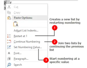 Fix Numbering Problems In Numbered Lists In Microsoft Word – Fast Tutorials